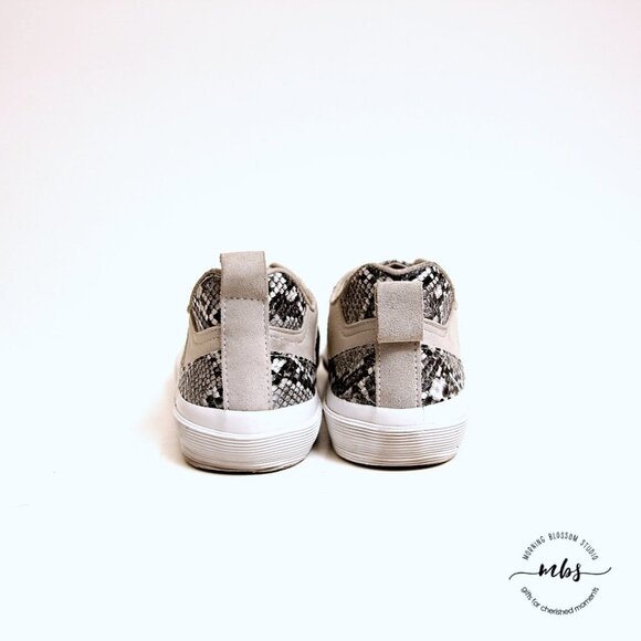 Zara Snakeskin Lace Up Sneakers - Picture 7 of 13